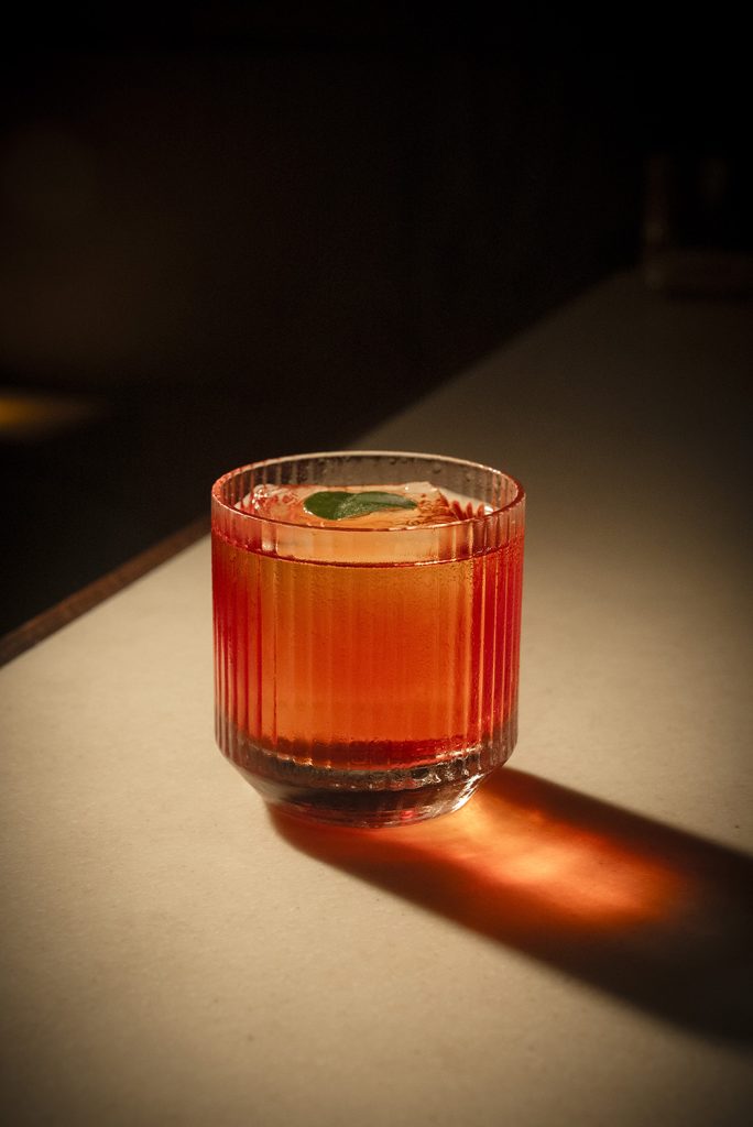 Paan Negroni - Upstairs at Indian Accent, couples’ fine dining, Valentine’s Day special dinner, romantic dinner experience,