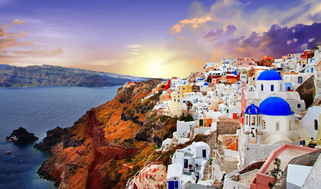The dreamy calm of Santorini offers Pisces a sense of escape that feels almost cinematic