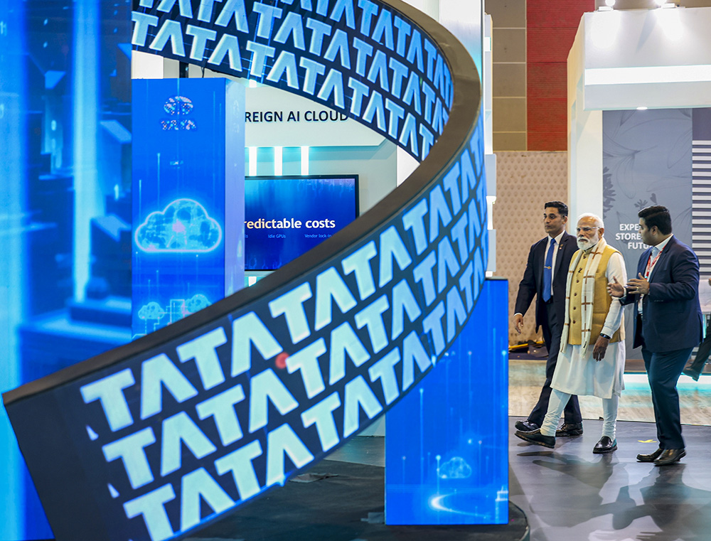 PM MODI AT AI SUMMIT, pm modi style, pm modi fashion statement moments, ai summit in delhi, where is the ai summit happening, ai summit in delhi,PM Modi Jaipur Watch Company wristwatch,PM Narendra Modi watch at AI Summit,