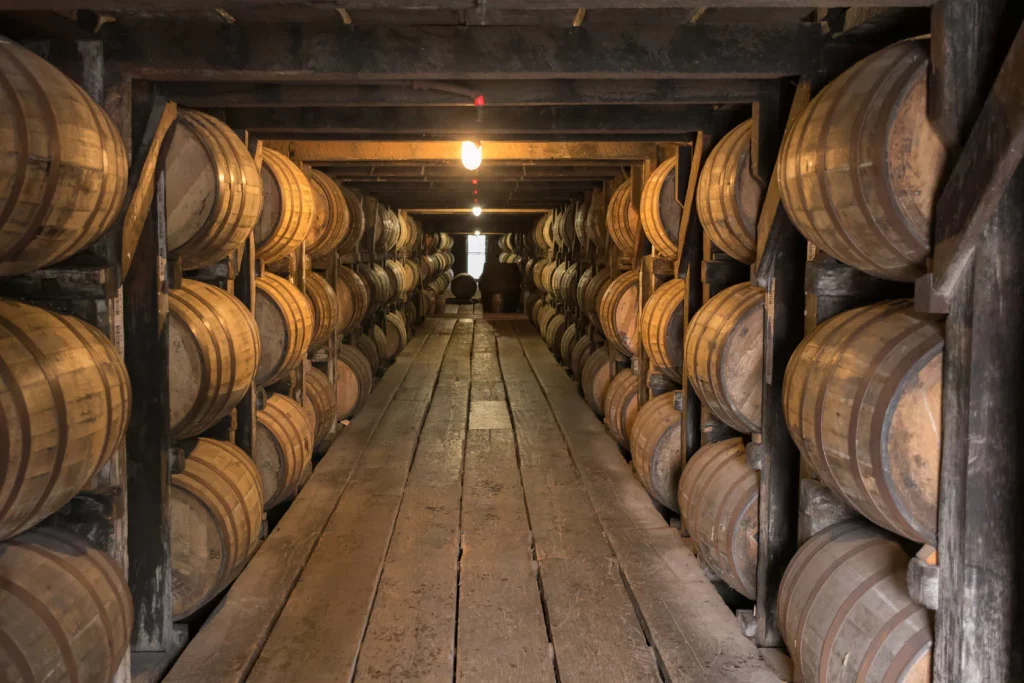 By law it must mature in oak casks for at least three years, though most respected expressions age far longer