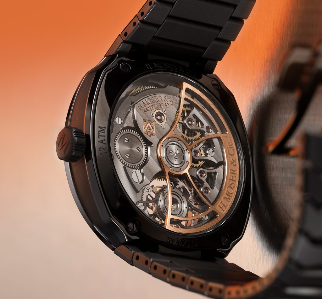 The new watch has a 40mm anthracite grey ceramic, cushion-shaped case, lugs, bezel, a crown at 3 o'clock