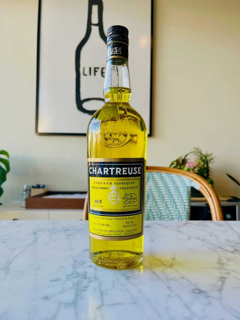 Yellow Chartreuse is gentler, bottled at 40 percent alcoho