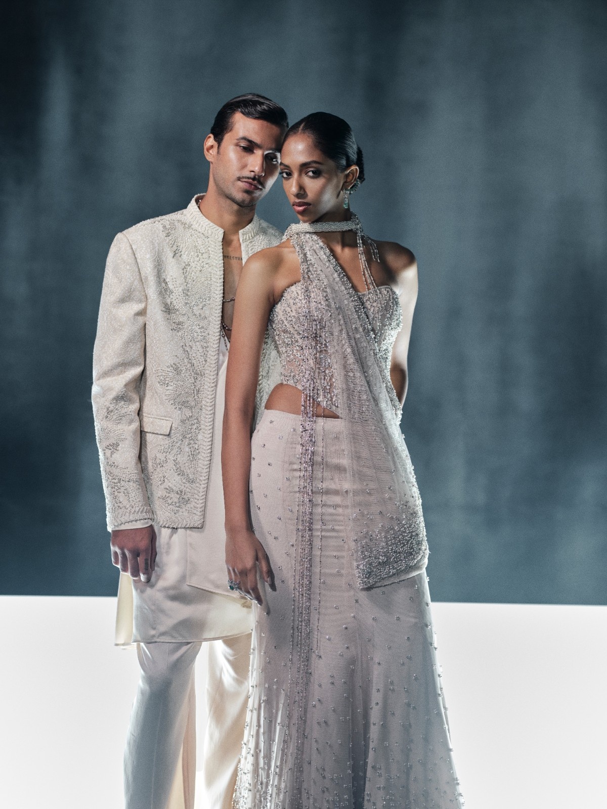 Rohit Gandhi + Rahul Khanna, Rohit Gandhi + Rahul Khanna Abyssal SS26, Rohit Gandhi + Rahul Khanna underwater inspired fashion, Rohit Gandhi + Rahul Khanna oceanic architecture couture,