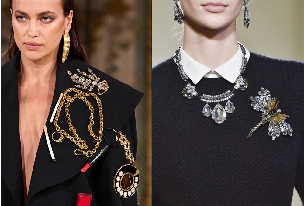 Brooch, Designer brooch collection,Runway jewelry trends 2026,Retro fashion revival,Luxury brooch pins,