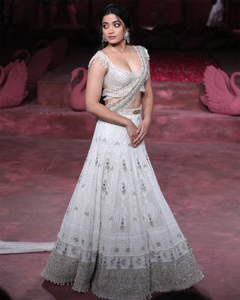 rashmika_mandanna Muted Elegance In Falguni Shane Peacock