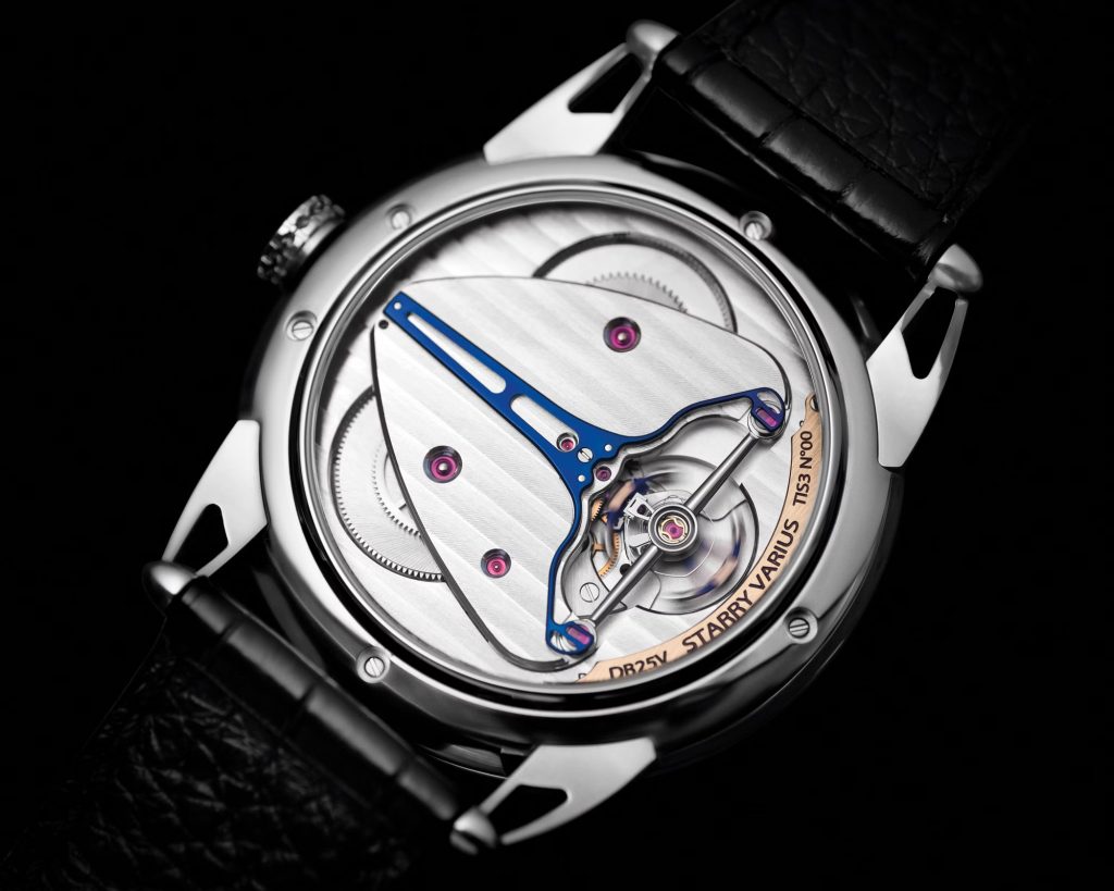 The movement within this celestial timepiece is a fascinating
