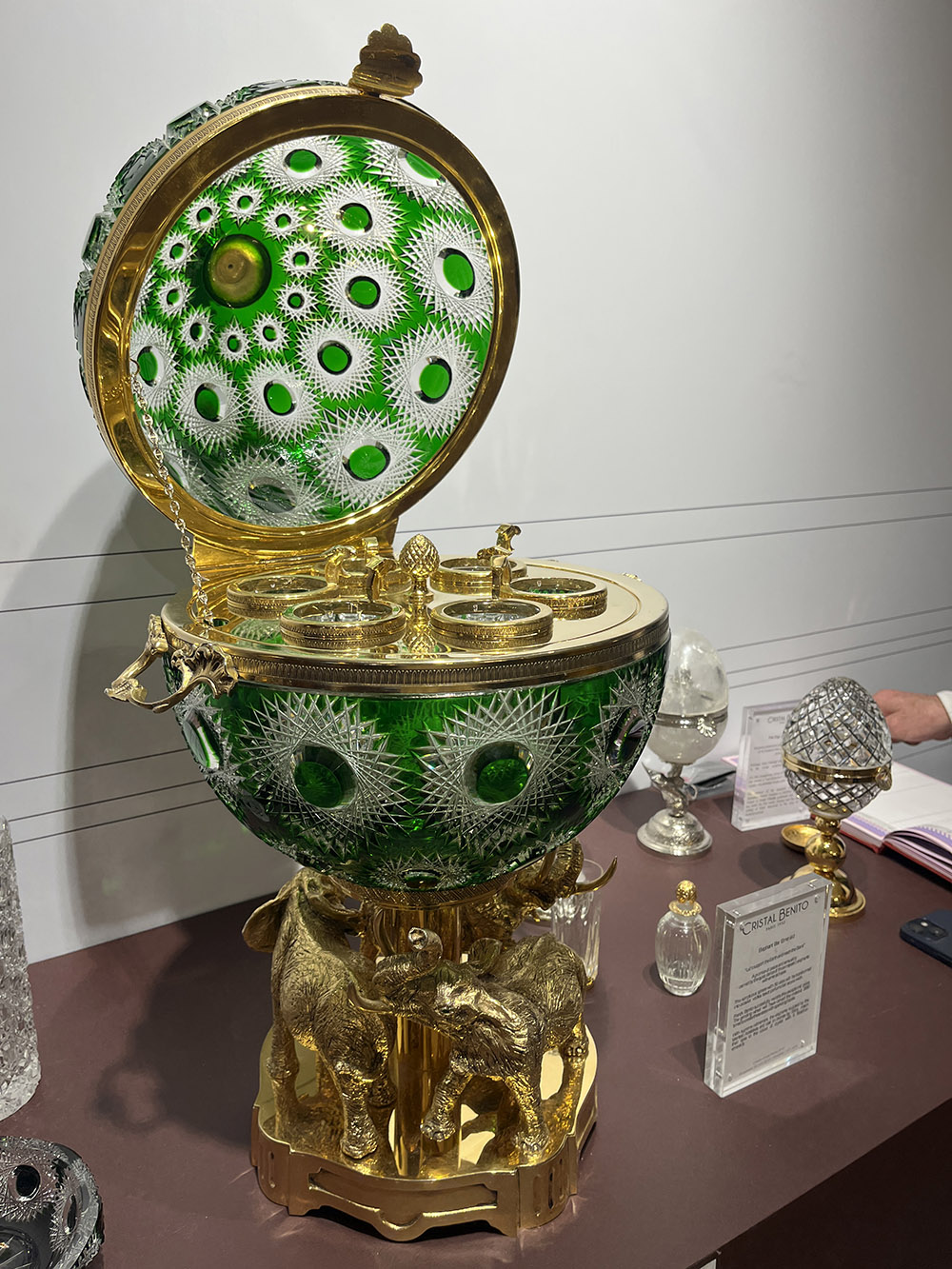 Cristal Benito’s hand-cut crystal creations