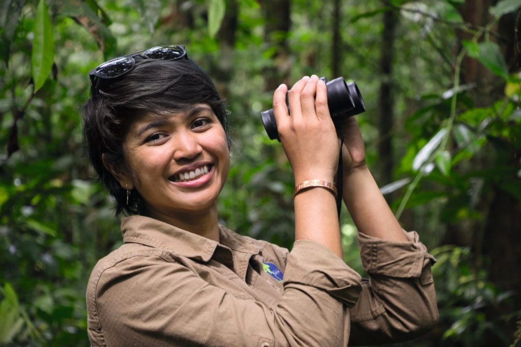 Forest conservationist Farwiza Farhan in the Leuser Ecosystem of Sumatra