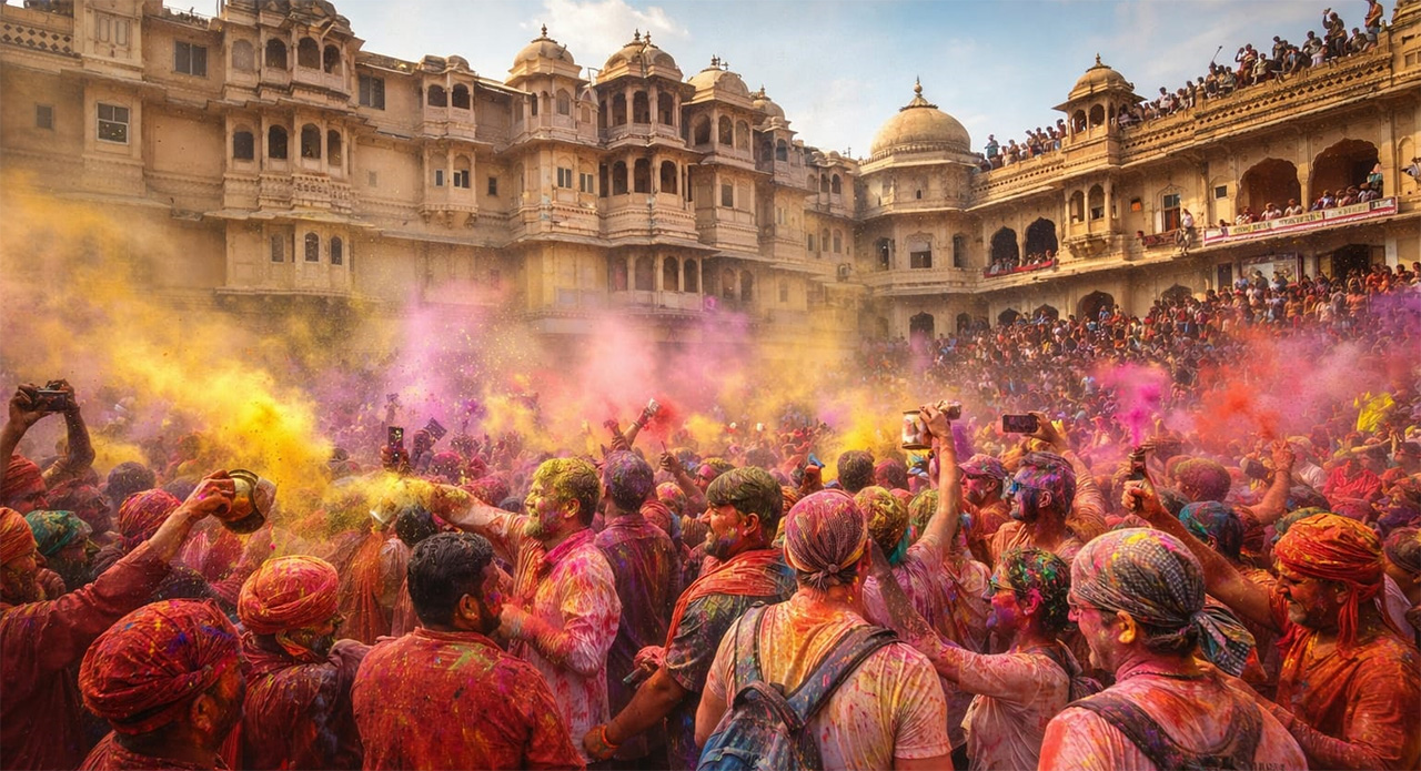 Celebrate The Festival Of Colours In Royal Palaces & Luxury Hotels Across India