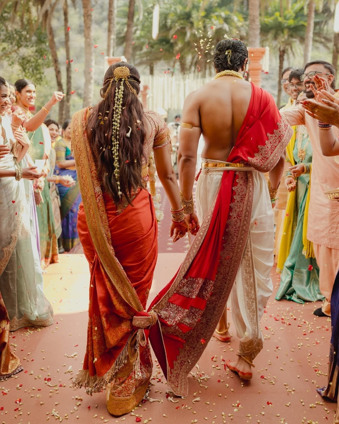 Vijay Deverakonda ethnic fashion statement,South Indian wedding fashion trend ,wedding fashion trends 2026, Rashmika and Vijay wedding look,