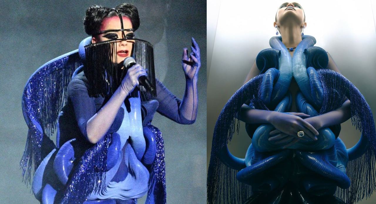 Björk Brings Futuristic Flair In Amit Aggarwal Couture At The 2026 BRIT Awards