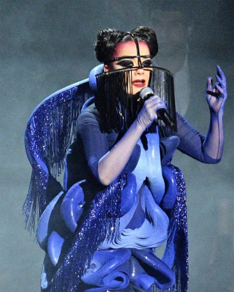 Björk In Amit Aggarwal Couture, Amit Aggarwal BRIT Awards,Björk red carpet look 2026,Amit Aggarwal celebrity outfits,BRIT Awards fashion highlights,Björk avant-garde fashion,BRIT Awards 2026 best dressed,