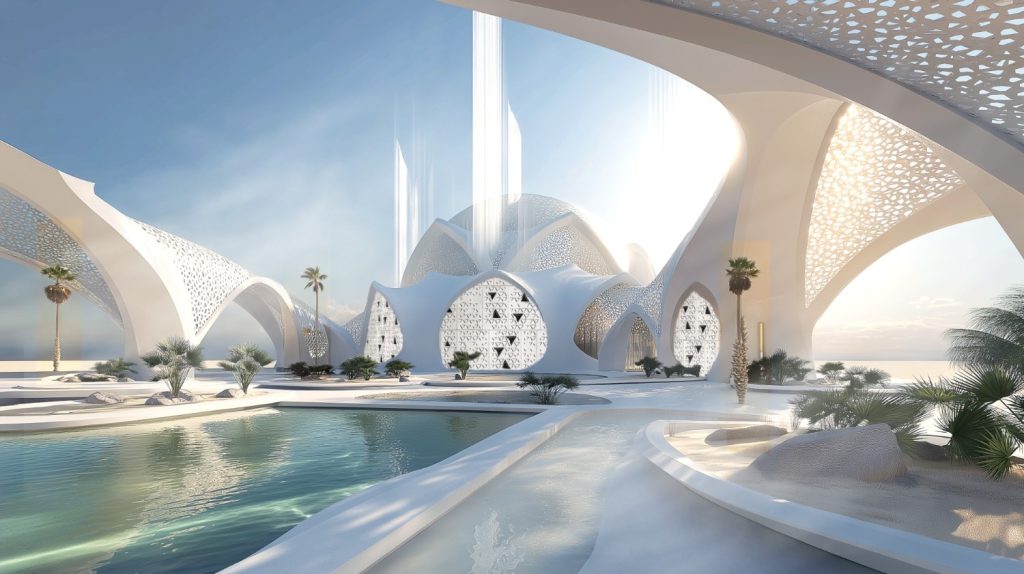 It becomes a space to be entered rather than merely observed. Past, present and future