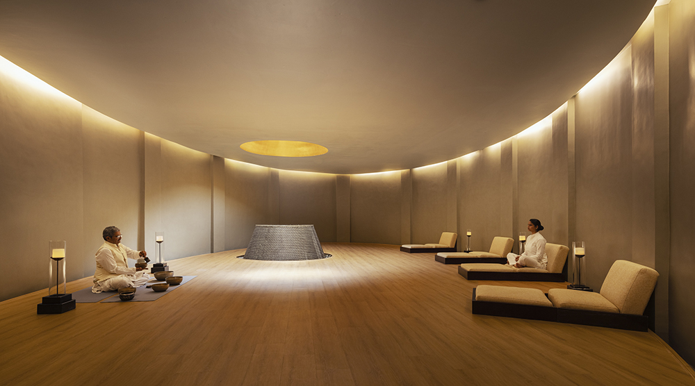 Dhyana, the meditation chamber at Dharana.