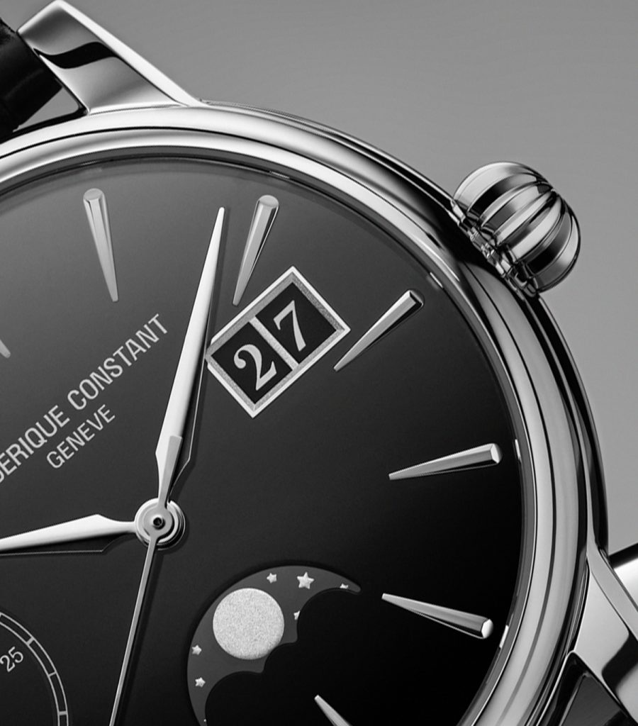 The dial, however, is where things get properly interesting. That deep black lacquer finish is not just black. It shifts