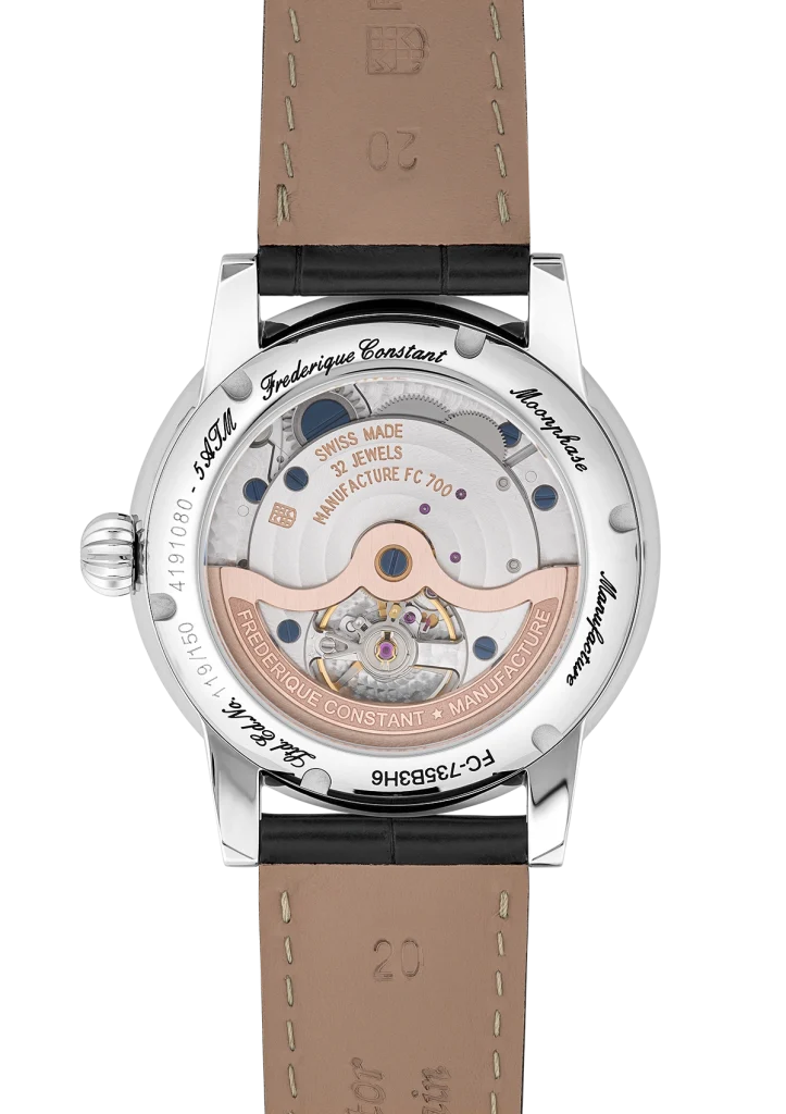 Speaking of which, the engine driving all this is the FC-735 Manufacture calibre.