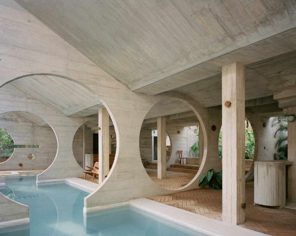 Godefroy’s architectural philosophy is also deeply contextual. Despite their seemingly universal minimalism