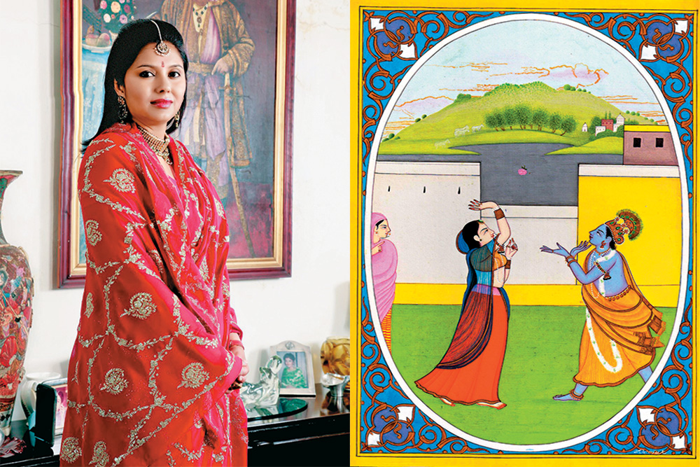 Maharani Shailaja Katoch of Kangra- Lambagraon, Maharani Shailaja Katoch of Kangra- Lambagraon ar patron, Maharani Shailaja Katoch of Kangra- Lambagraon art, Maharani Shailaja Katoch of Kangra- Lambagraon royal lineage