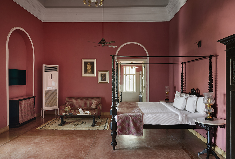 Inside the 11-room boutique hotel