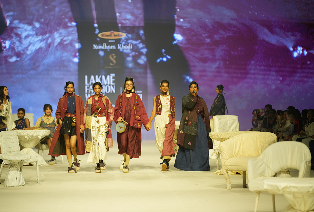 Shruti Sancheti's presentation at Navdhara Khadi special showcase 