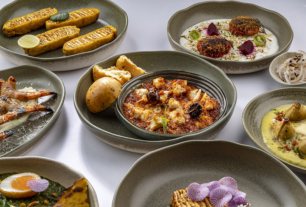 Nisaba by Chef Manish Mehrotra, Nisaba restaurant Delhi, Nisaba Sunder Nursery, Chef Manish Mehrotra restaurant Delhi, Nisaba fine dining Delhi, Chef Manish Mehrotra dishes, 