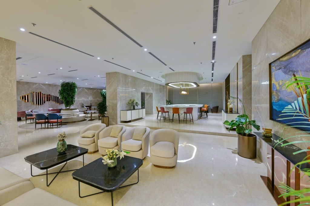 The suites themselves are fully serviced, which means everything is handled, from housekeeping to hospitality