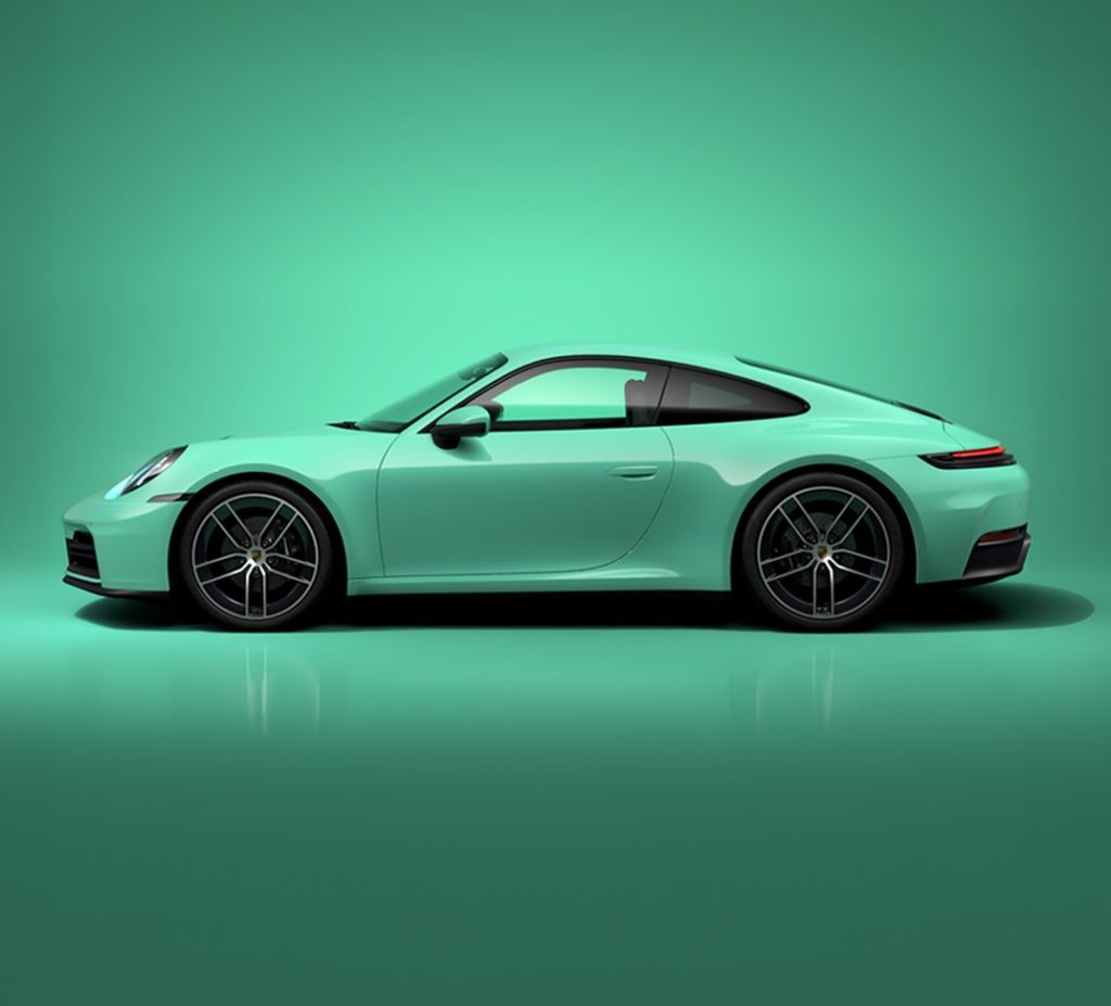 Trust Porsche to take green and make it… charming. Mint Green on the 911 is delightfully unexpected