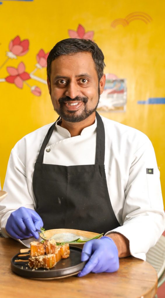 Chef Saurabh Sharan of Guppy, guppy by ai, guppy japanese food