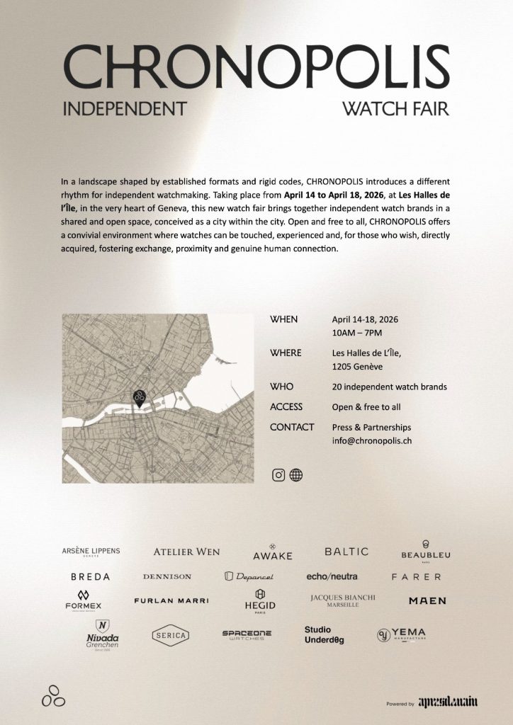 Between April 14 and April 18, 2026, at Les Halles de l’Ile, Chronopolis occupies an intriguing middle ground.