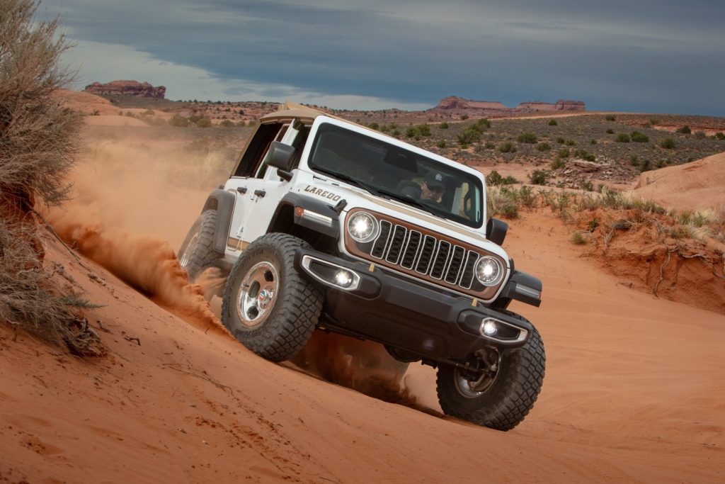 This one is refreshingly straightforward. The Wrangler Laredo
