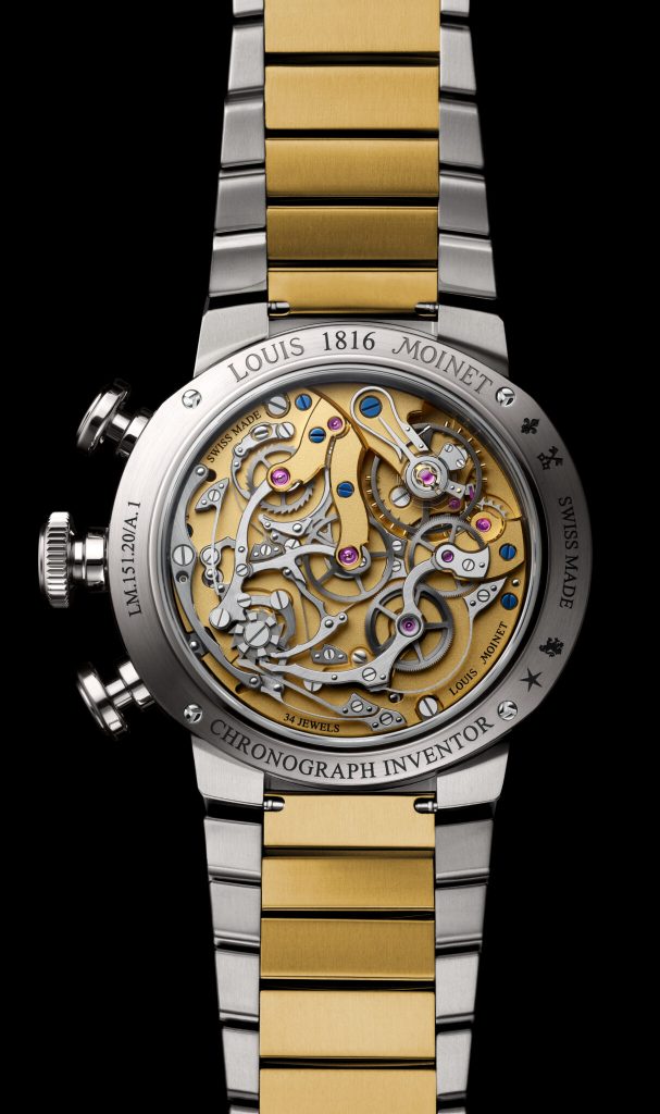 There is a 60-minute railway track on the outer periphery of the dial with a 6-minute interval rather than a 5-minute traditional interval