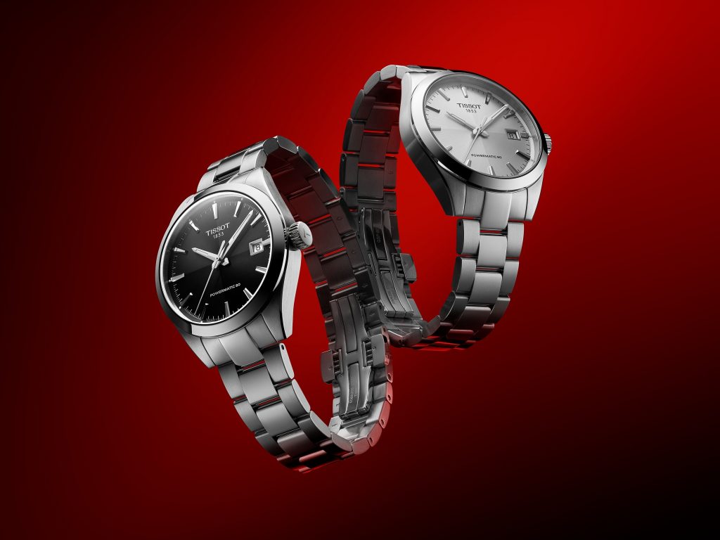 Turn it over, and there is a transparent caseback, because of course there is, offering a glimpse of the mechanical heartbeat within