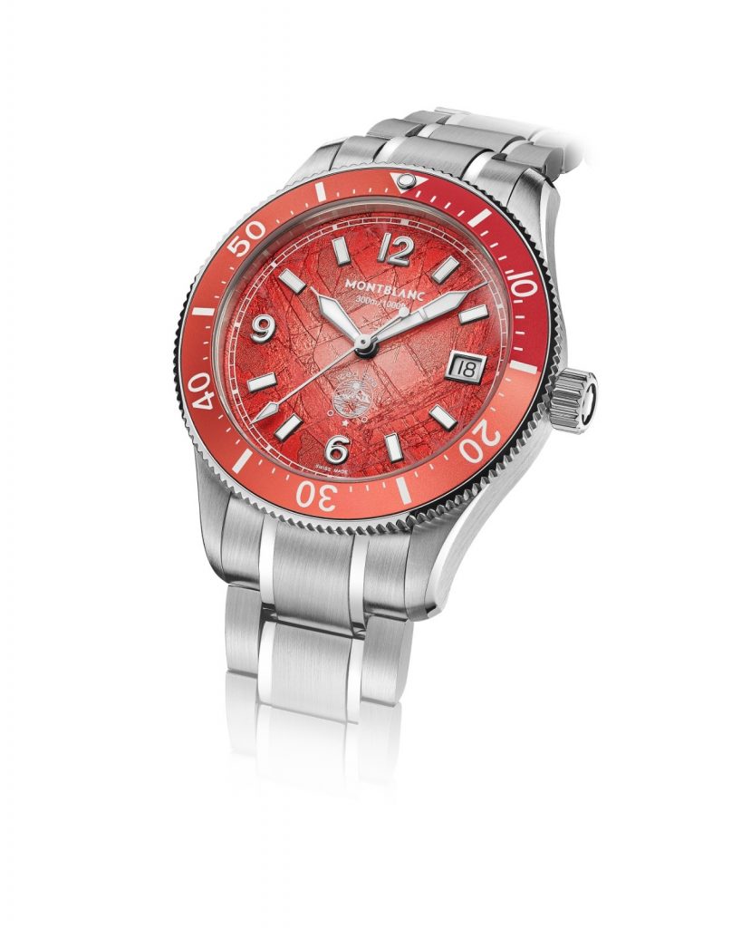 The takes the entire glacier inspired drama and shrinks it down to a far more compact 38mm case