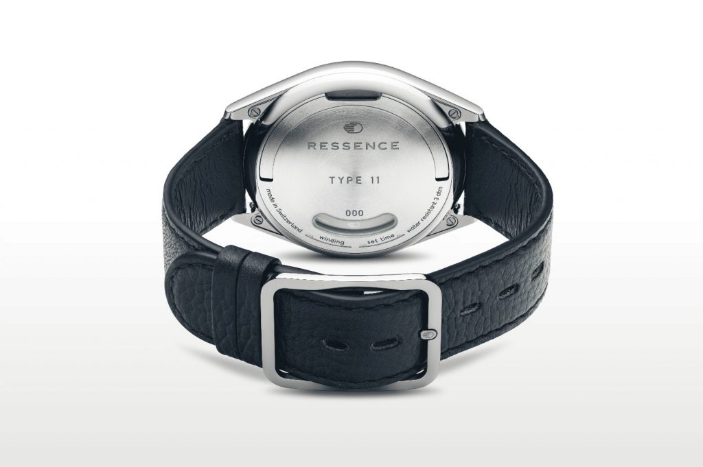 Strap options include leather, rubber, a hybrid of the two, and a titanium Milanese mesh bracelet