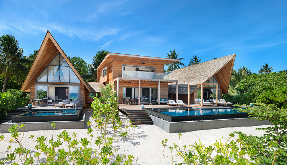 St Regis Maldives island architecture concepts, St Regis Maldives Vommuli structural design inspiration, St Regis Maldives fluid form architecture, St Regis Maldives nature integrated resort design,