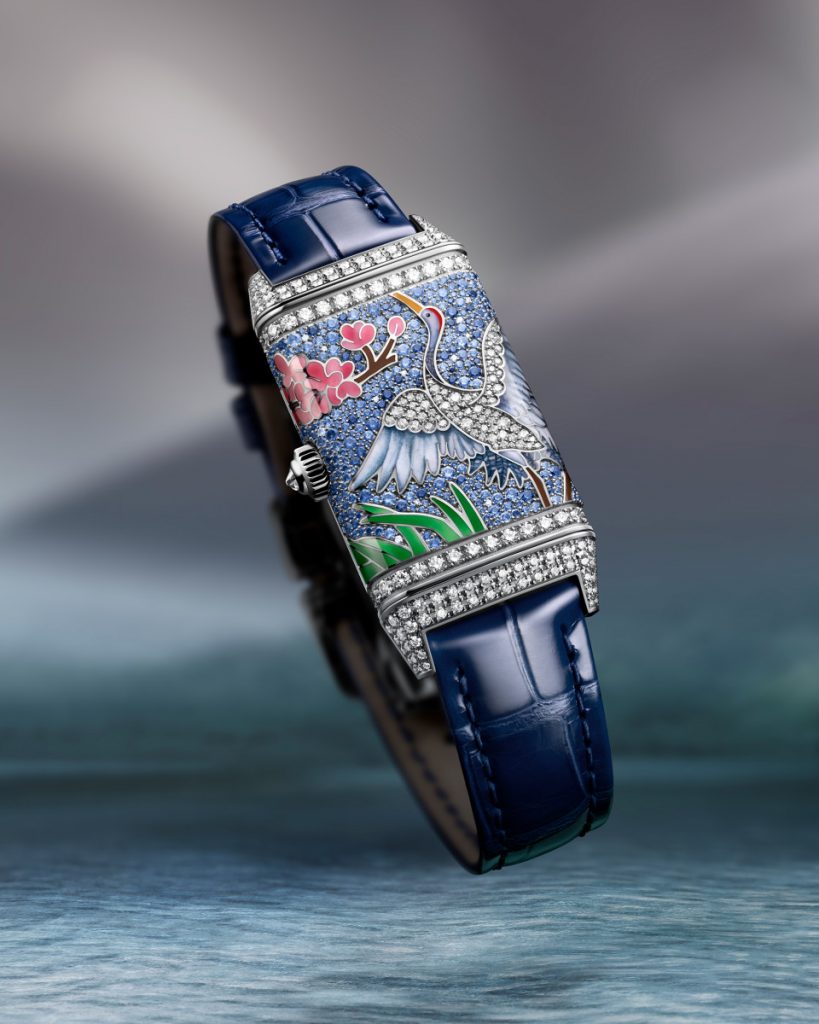 Turning to a more serene expression of nature, the Reverso One ‘Sakura’ draws inspiration from the fleeting beauty
