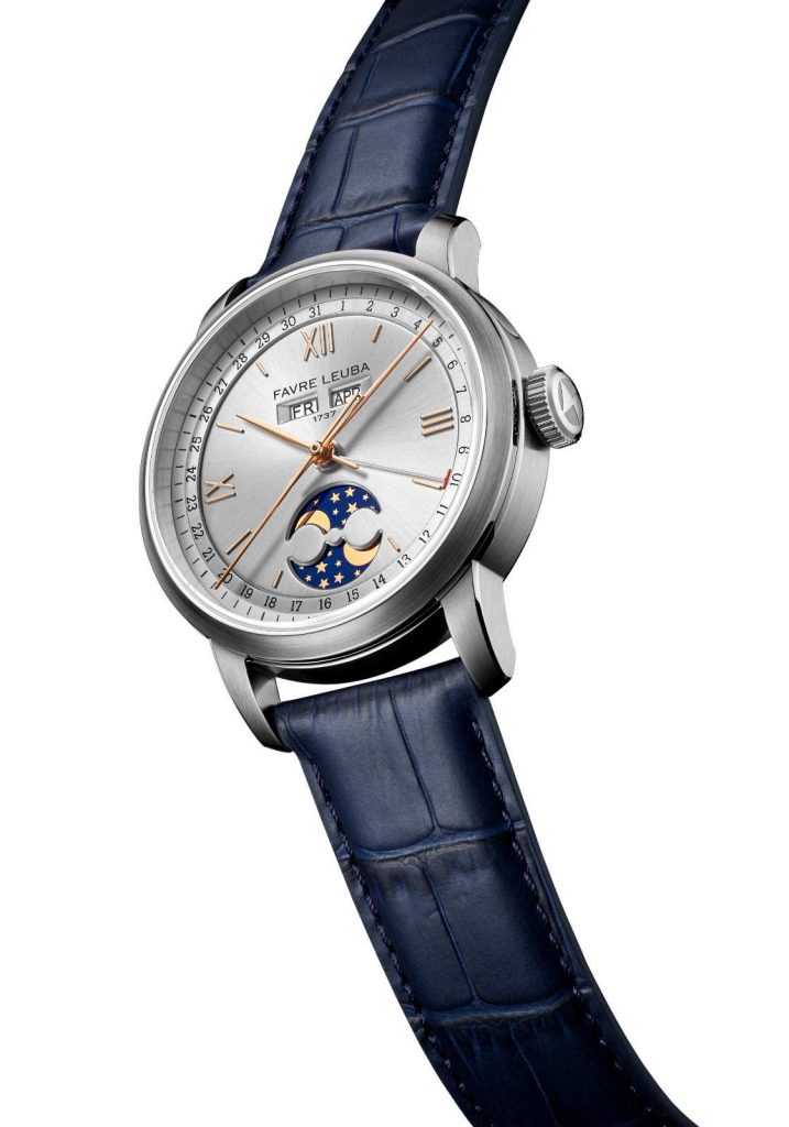 Powering the watch is the FLD06 calibre, a self winding movement beating at 28,800 vibrations per hour