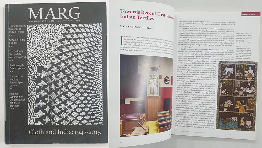 must-read books on traditional Indian fabrics and crafts,top books about Indian handloom and weaving techniques,Cloth And India: 1947–2015