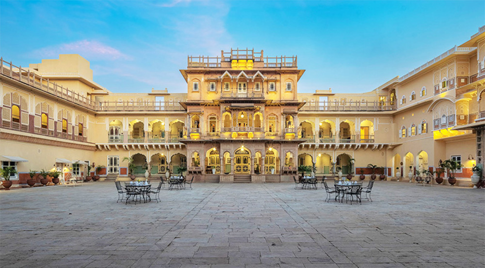 chomu palace architecture rajput mughal