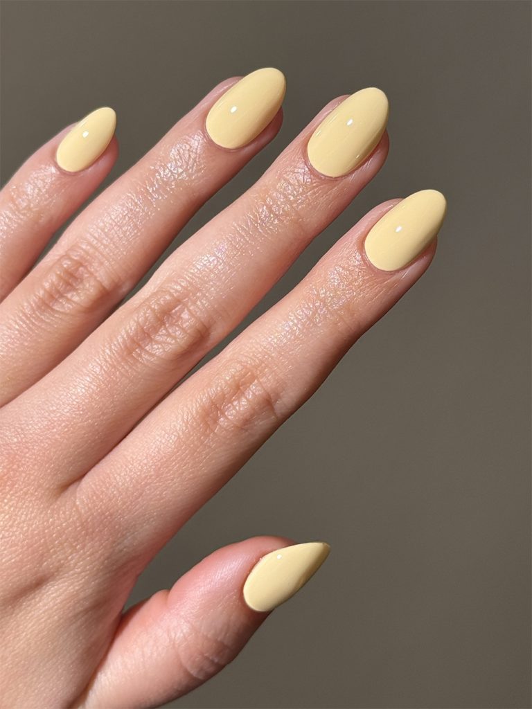 Butter Yellow Nails
