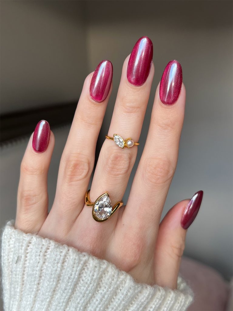 Berry Pink Nails