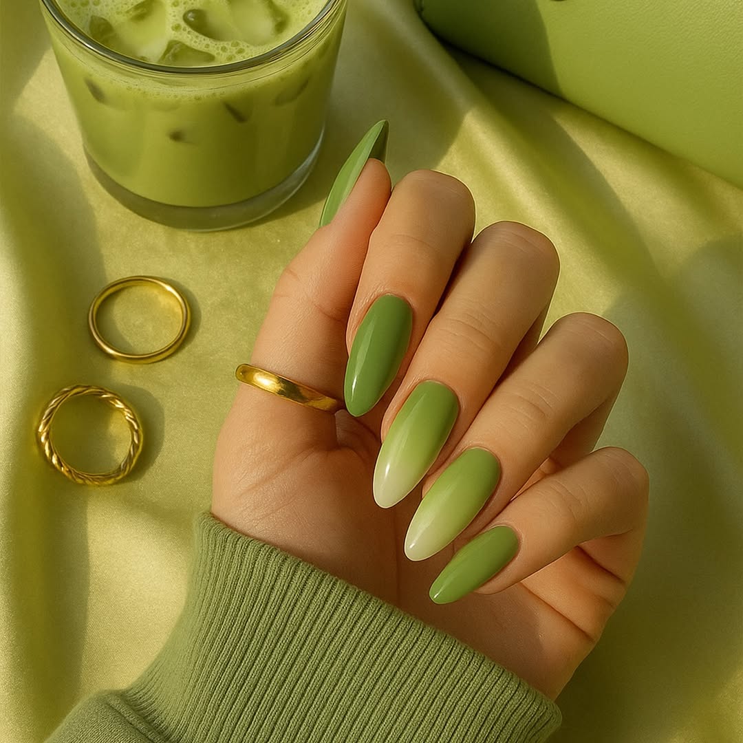 Matcha Green Nails