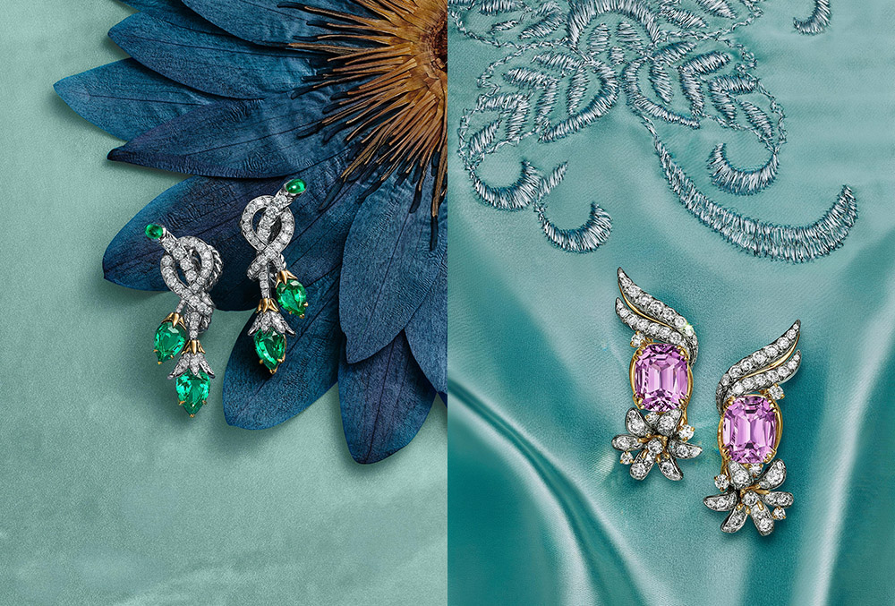 Tiffany & Co. experiential luxury garden, Tiffany & Co. garden-themed activation, Tiffany & Co. surreal garden space, Tiffany & Co. botanical design installation, Tiffany & Co. contemporary garden art,