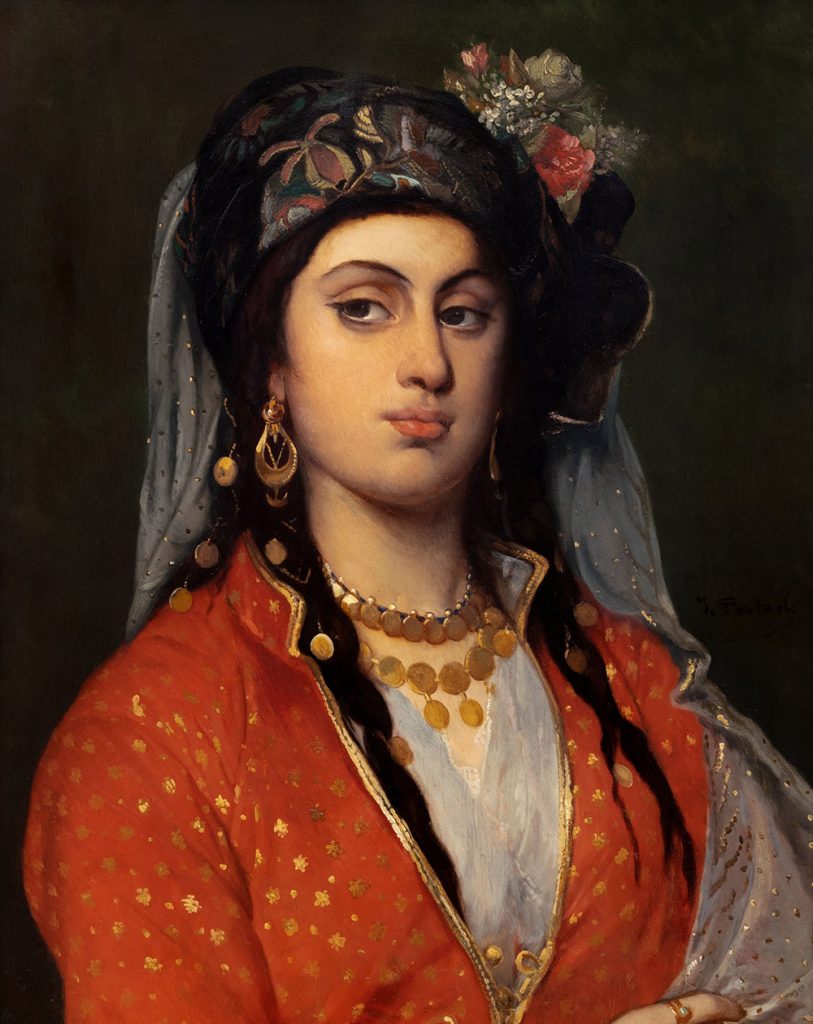 Jean Francois Portaels_Untitled (A Young Turkish Lady)