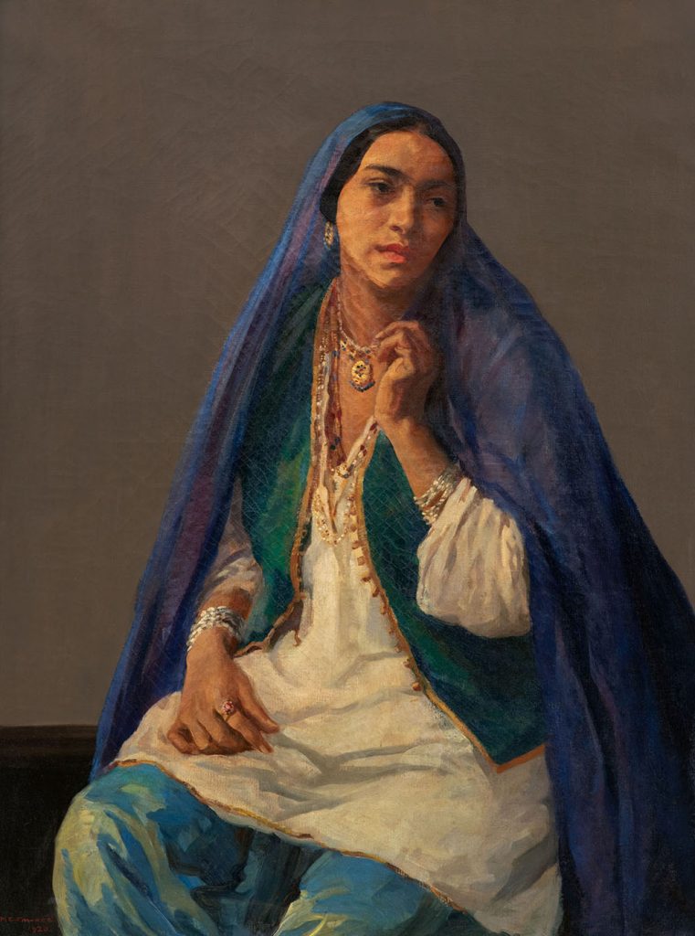 Madeline Fawkes_portrait of a lady in a veil