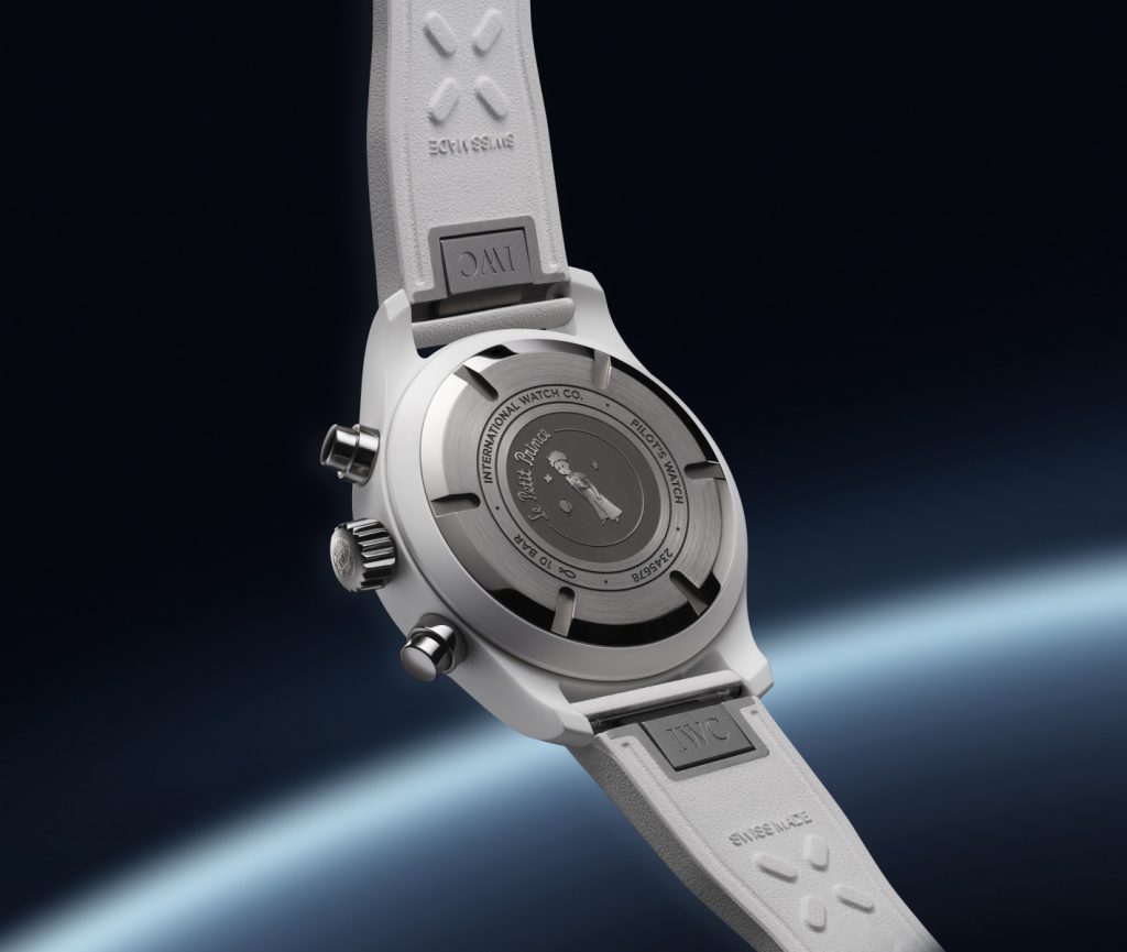 The Pilot’s Watch Chronograph 41 Le Petit Prince is powered by the IWC-manufactured 69381