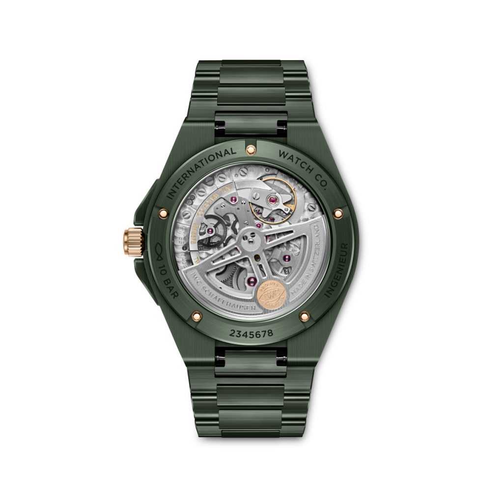 The Ingenieur Automatic 42 is powered by the IWC-manufactured 82110 calibre