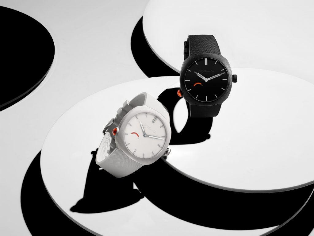 Offered in two distinct limited editions, Reference 6103-2200 appears in black forged quartz with a black polished dial