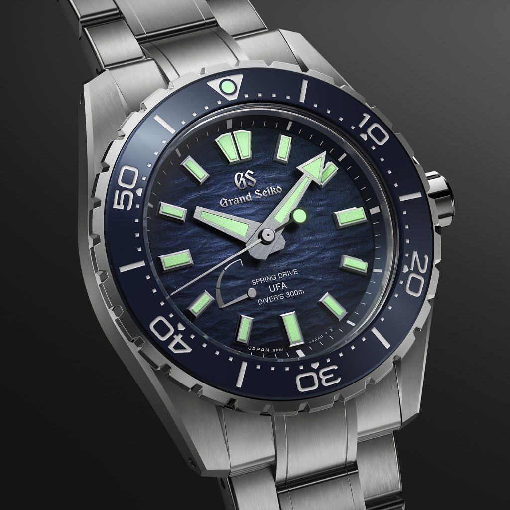 Sized at 40.8mm, these new diver’s creations from Grand Seiko feature a robust case fitted
