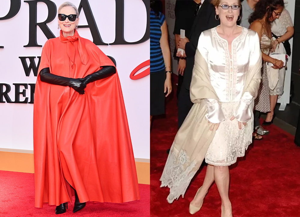 Meryl Streep Channels Miranda Priestly, Meryl Streep, Meryl Streep as miranda priestly, Meryl Streep in devil wears prada 2, Meryl Streep in devil wears prada, Meryl Streep press tour for the devil wears prada 2, 